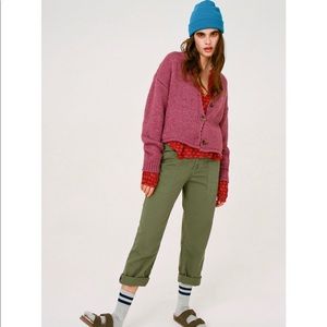 Urban outfitters Mid-rise trouser pants